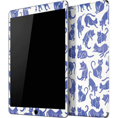 Blue Cats by Cat Coq iPad Skins