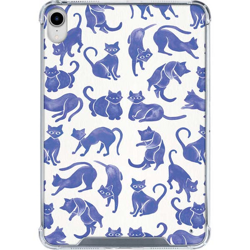 Blue Cats by Cat Coq iPad 11th Gen (2025) Clear Case