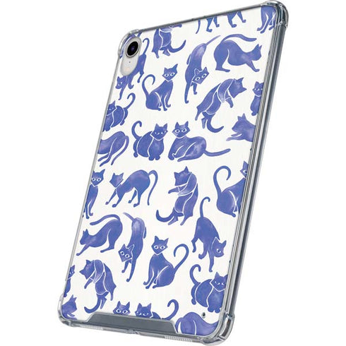 Blue Cats by Cat Coq iPad 11th Gen (2025) Clear Case