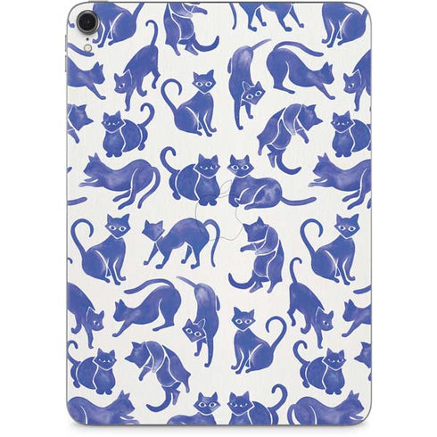 Blue Cats by Cat Coq Apple iPad Pro Skin