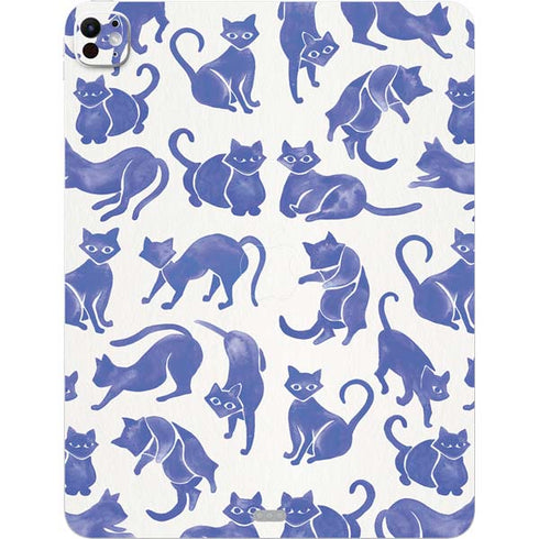 Blue Cats by Cat Coq iPad Pro 13in M4 (2024) Skin