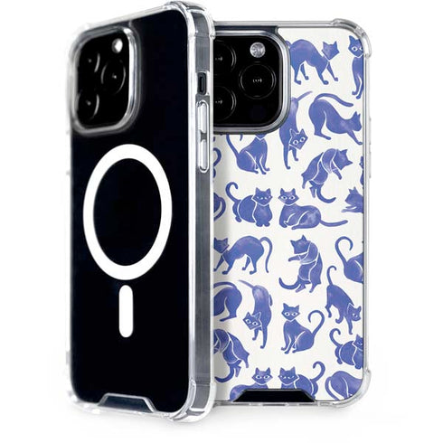 Blue Cats by Cat Coq iPhone Cases