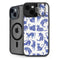 Blue Cats by Cat Coq iPhone 14 Plus Kickstand Case