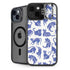 Blue Cats by Cat Coq iPhone 14 Plus Kickstand Case