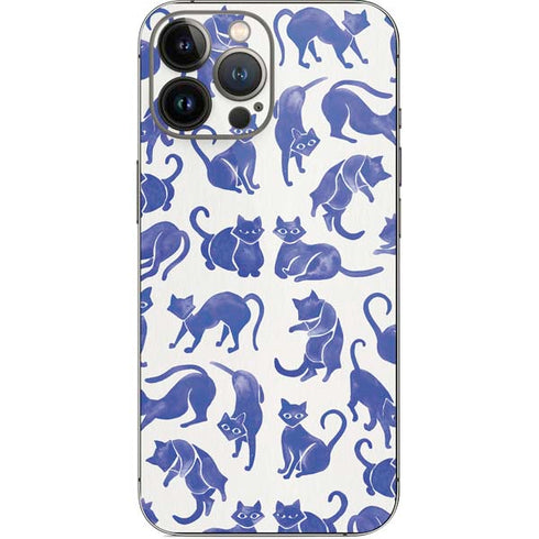 Blue Cats by Cat Coq iPhone 15 Pro Max Skin