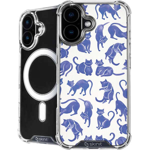 Blue Cats by Cat Coq iPhone 16 MagSafe Case
