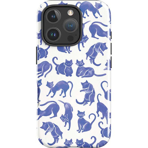 Blue Cats by Cat Coq iPhone 16 Pro Max Impact Case