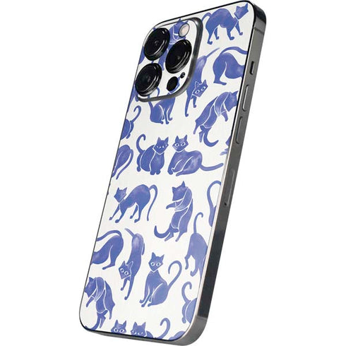 Blue Cats by Cat Coq iPhone 16 Pro Max Skin