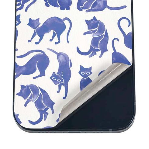 Blue Cats by Cat Coq iPhone 16 Skin