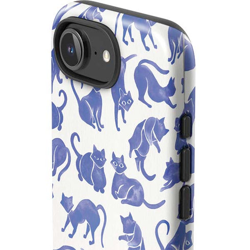 Blue Cats by Cat Coq iPhone 16e Impact Case