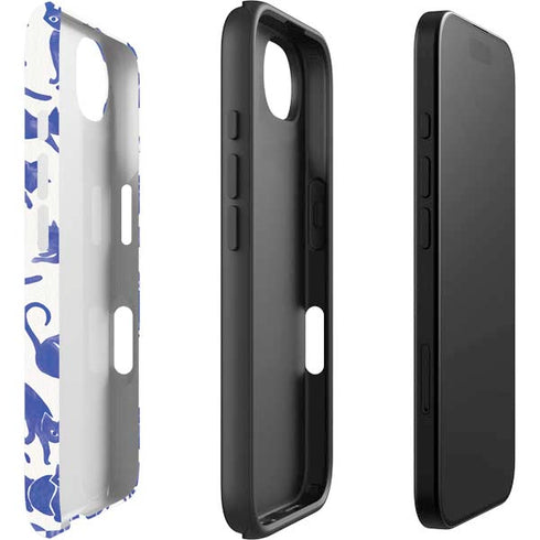 Blue Cats by Cat Coq iPhone 16e Impact Case