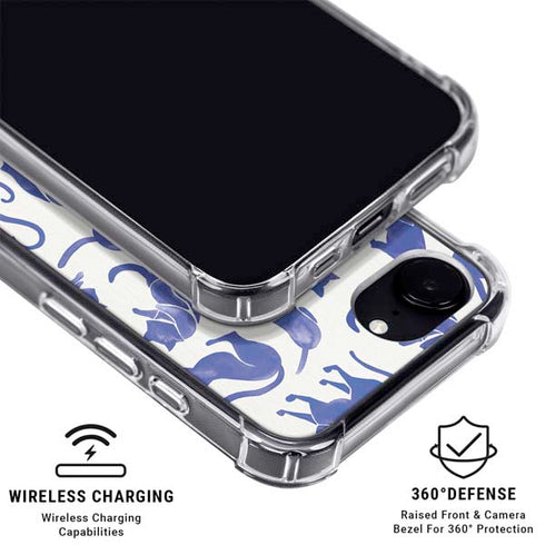 Blue Cats by Cat Coq iPhone 16e MagSafe Case
