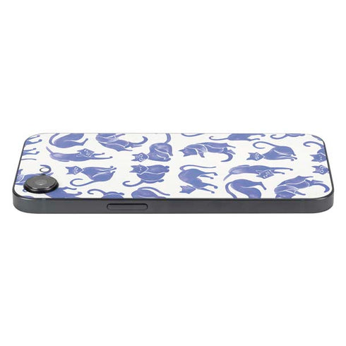 Blue Cats by Cat Coq iPhone 16e Skin