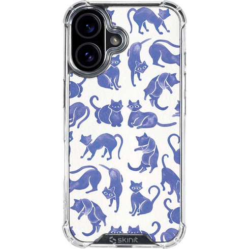 Blue Cats by Cat Coq iPhone 17 Clear Case