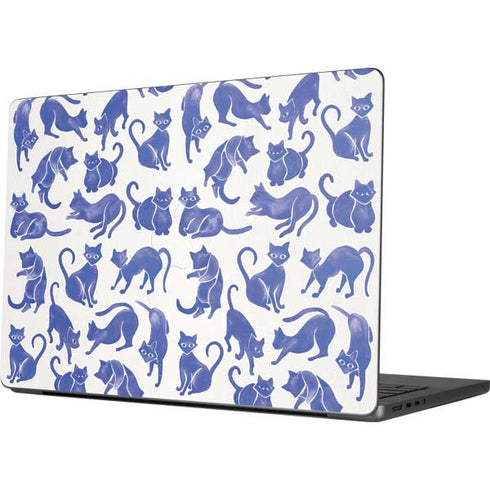 Blue Cats by Cat Coq Apple MacBook Pro 14-inch Skin