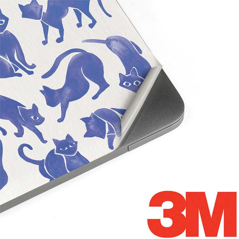 Blue Cats by Cat Coq MacBook Skins