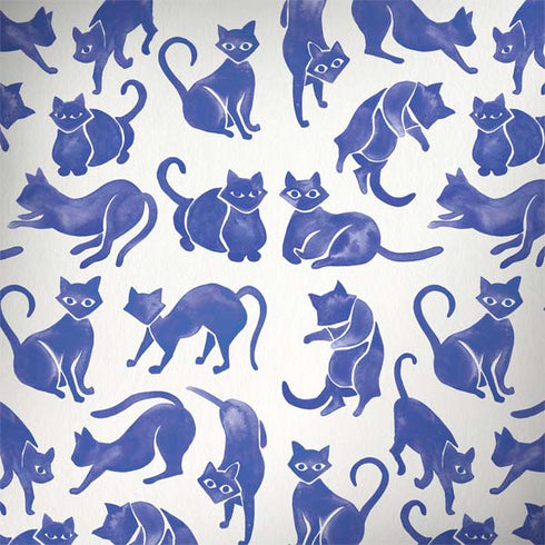 Blue Cats by Cat Coq MacBook Skins