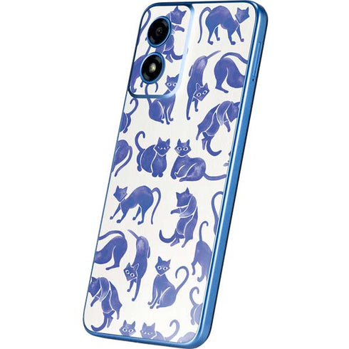 Blue Cats by Cat Coq Moto G Play 4G (2024) Skin