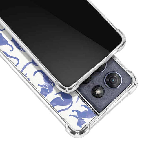 Blue Cats by Cat Coq Moto G Play 5G (2025) Clear Case