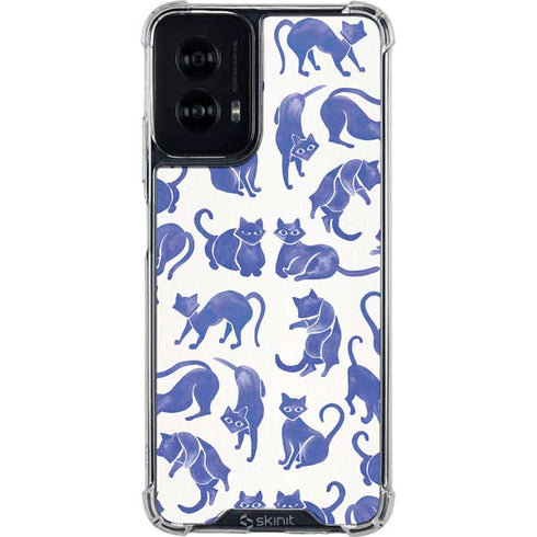 Blue Cats by Cat Coq Moto G Power 5G (2024) Clear Case
