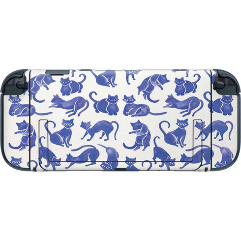 Blue Cats by Cat Coq Nintendo Switch 2 (2025) with Joy-Con Skin