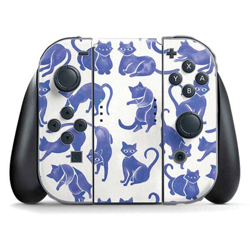 Blue Cats by Cat Coq Nintendo Skins