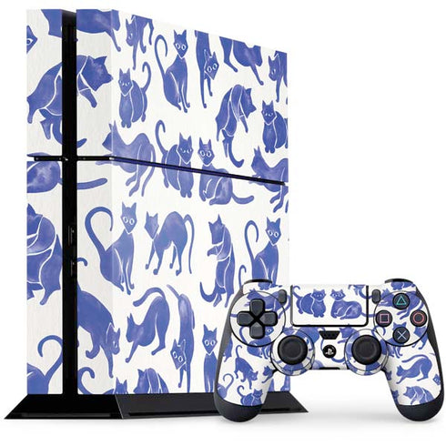 Blue Cats by Cat Coq PlayStation PS4 Skins