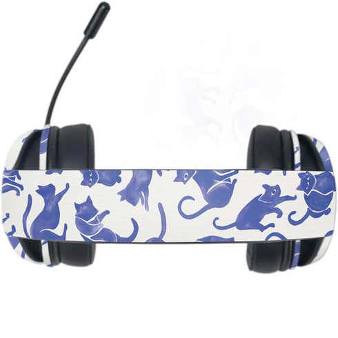 Blue Cats by Cat Coq Razer Kraken X Skin
