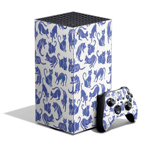 Blue Cats by Cat Coq XBox Series X Digital Edition Bundle Skin