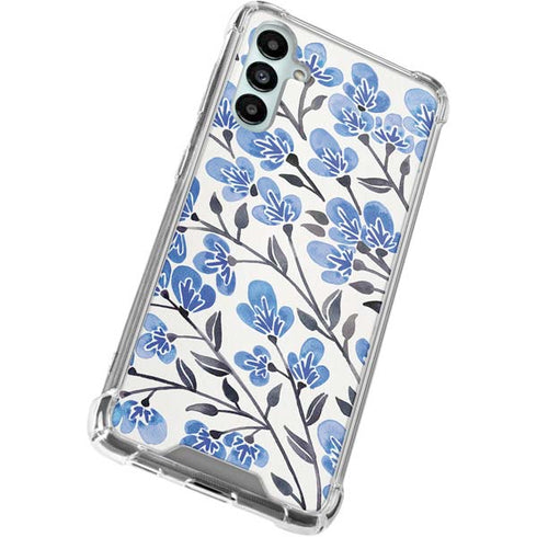 Blue Cherry Blossoms by Cat Coq Gabb Phone 4 Clear Case