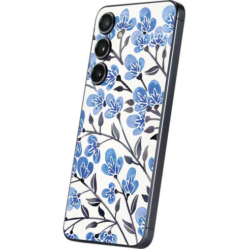 Blue Cherry Blossoms by Cat Coq Galaxy A16 5G Skin