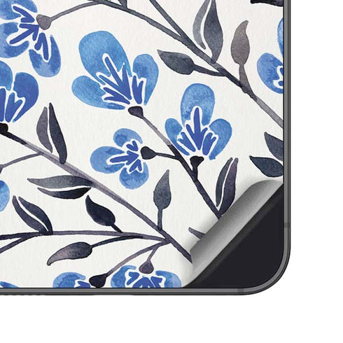 Blue Cherry Blossoms by Cat Coq Galaxy A16 5G Skin