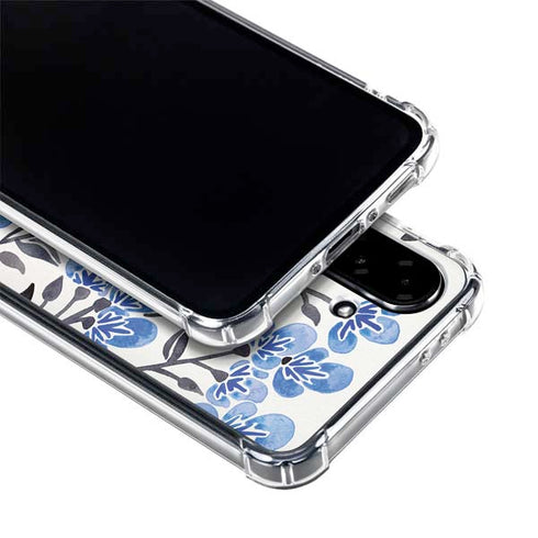 Blue Cherry Blossoms by Cat Coq Galaxy A36 5G Clear Case
