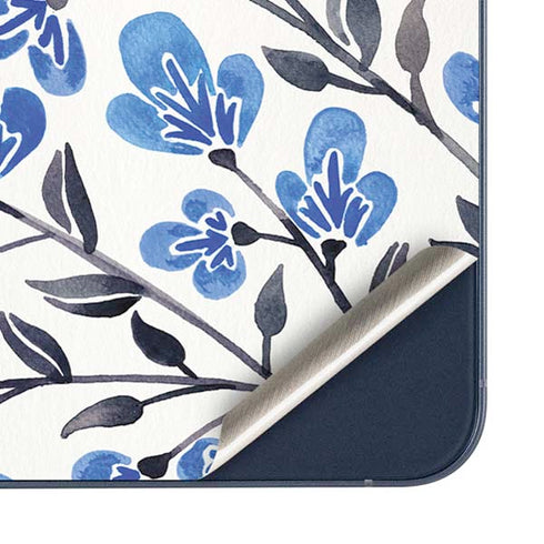 Blue Cherry Blossoms by Cat Coq Galaxy A36 5G Skin