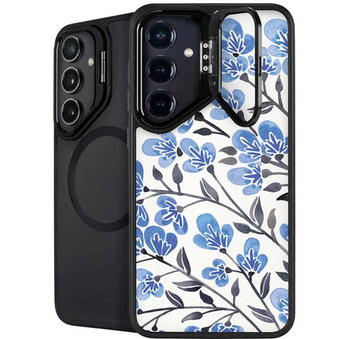 Blue Cherry Blossoms by Cat Coq Galaxy S24 Plus Kickstand Case