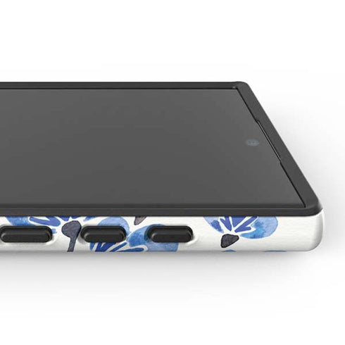 Blue Cherry Blossoms by Cat Coq Galaxy S25 Ultra Impact Case