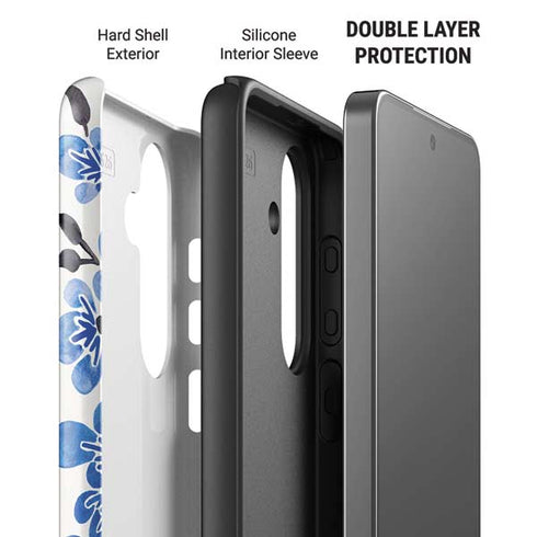 Blue Cherry Blossoms by Cat Coq Galaxy S26 Impact Case