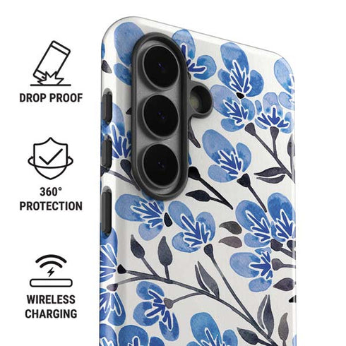 Blue Cherry Blossoms by Cat Coq Galaxy S26 Plus Impact Case