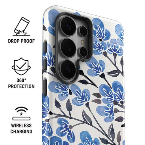 Blue Cherry Blossoms by Cat Coq Galaxy S26 Ultra Impact Case