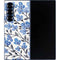 Blue Cherry Blossoms by Cat Coq Galaxy Z Fold6 Skin
