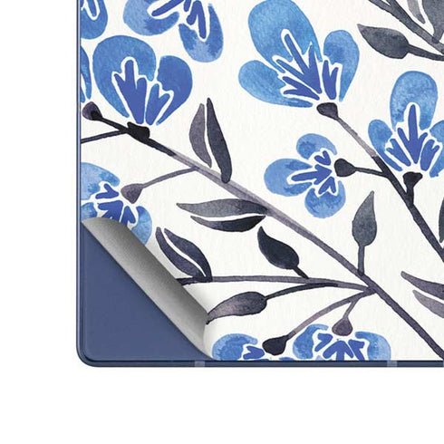 Blue Cherry Blossoms by Cat Coq Galaxy Z Fold6 Skin