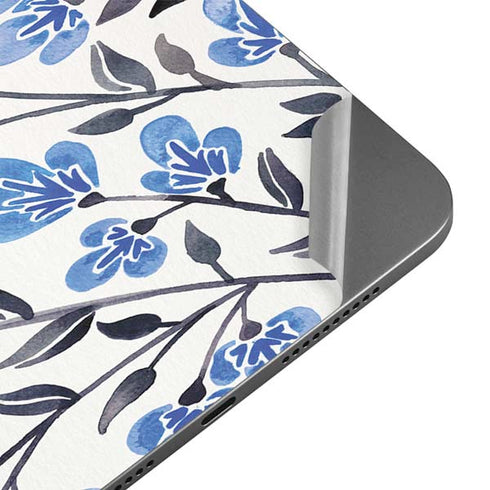 Blue Cherry Blossoms by Cat Coq Apple iPad Mini Skin