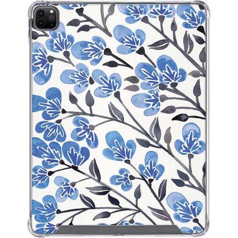 Blue Cherry Blossoms by Cat Coq iPad Cases