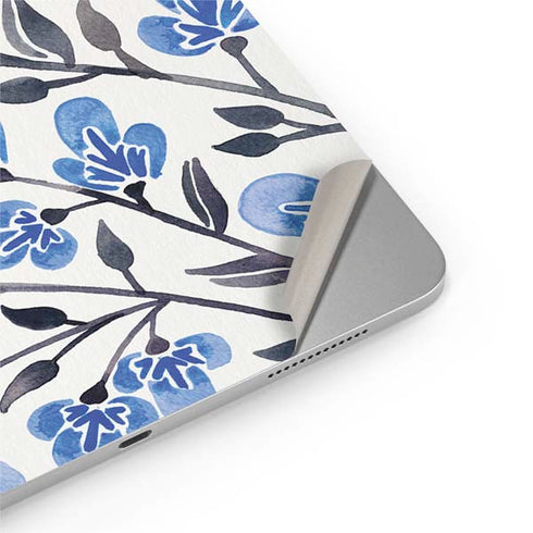 Blue Cherry Blossoms by Cat Coq iPad Pro 13in M4 (2024) Skin