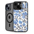 Blue Cherry Blossoms by Cat Coq iPhone 13 Kickstand Case