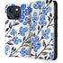 Blue Cherry Blossoms by Cat Coq iPhone 15 Folio Case