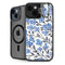 Blue Cherry Blossoms by Cat Coq iPhone 15 Kickstand Case