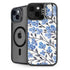 Blue Cherry Blossoms by Cat Coq iPhone 15 Kickstand Case