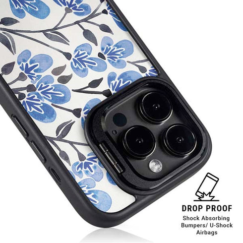 Blue Cherry Blossoms by Cat Coq iPhone 15 Pro Max Kickstand Case