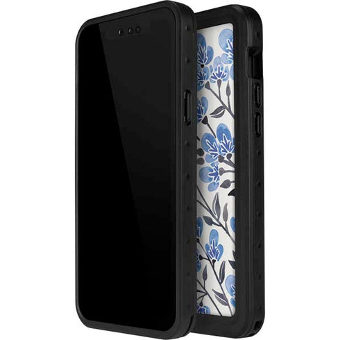 Blue Cherry Blossoms by Cat Coq iPhone 15 Pro Waterproof Case